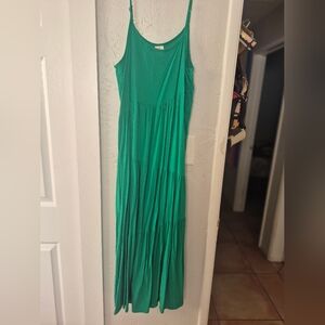 Vibrant Green Maxi Dress